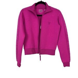 Guess Allie Scuba Zip Sweatshirt Jacket - Size Small